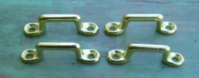 Lot Of 4 Footman Loop 3/4  X 1/4  McClellan Cavalry Saddle Solid Brass Civil War • $7.72