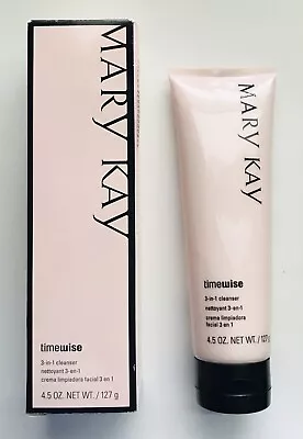 New In Box Mary Kay Timewise 3 In 1 Cleanser Normal To Dry Skin Full Size 4.5 Oz • $35.83