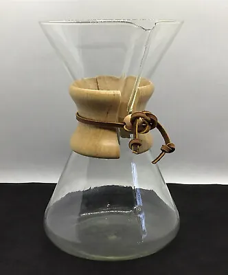 VTG Chemex Germany Hand Blown Glass Pour Over Coffee Pot Carafe Brewer Maker MCM • $560