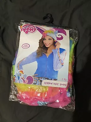 Rainbow Dash Adult Cropped  Hoodie Costume - My Little Pony Cosplay Halloween • $20
