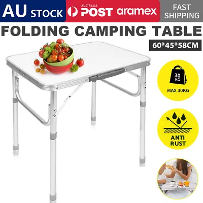 Folding Camping Table Portable Picnic Outdoor Garden BBQ Aluminum Dining Desk • $30.94