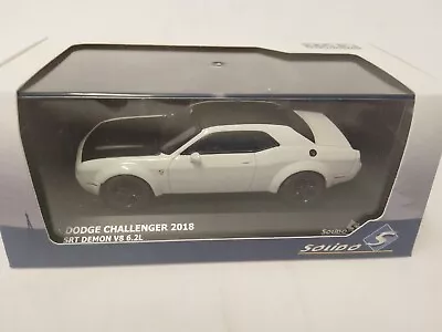 2018 Dodge Challenger SRT Demon White Solid 1/43 S4310303 • £23.07