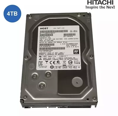 Hitachi 4TB HDD SATA 3.5'' Internal Hard Drive Disk • $139.95