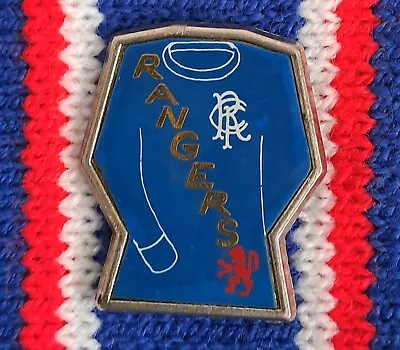 RARE GLASGOW RANGERS VINTAGE 1970s COFFER RANGERS FOOTBALL SHIRT PIN BADGE L@@K! • £14.99