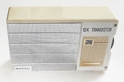 Vintage Royal  Six Transistor AM Pocket Transistor Radio • $100