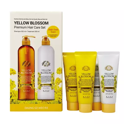 Daeng Gi Meo Ri - Yellow Blossom Premium Hair Care 6-Pc Shampoo & Treatment Set • $44.99