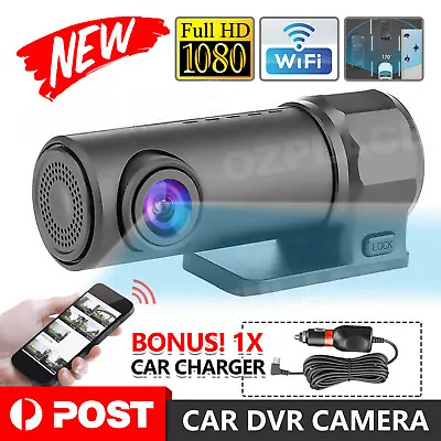 $37.95 • Buy HD 1080P WiFi Car Camera DVR 170° Dash Cam Video Recorder Monitor Night Vision