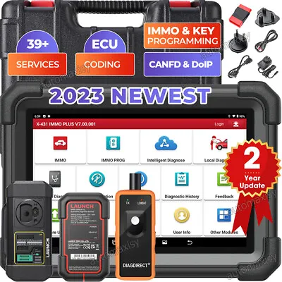 2024 LAUNCH X431 IMMO Plus Key Programming All System Diagnostic Scanner Tool • $509