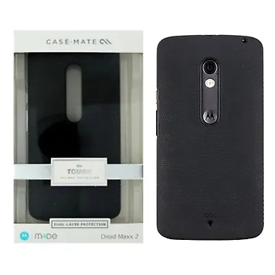 For Motorola Droid Maxx 2 Case Mate Textured Dual Layer Impact Protection Case • $7.99