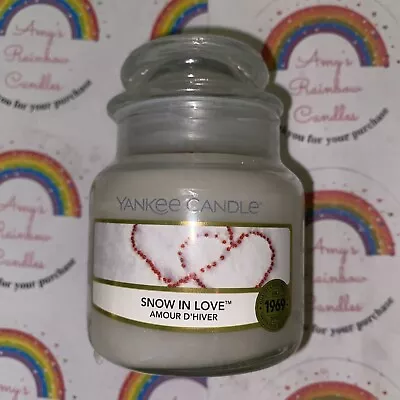 Yankee Candle Scented Candle | Snow In Love Small Jar Candle • £8.50