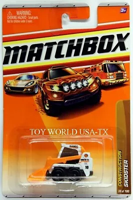2010 Matchbox #39 Construction Series Skidster White • $3.99