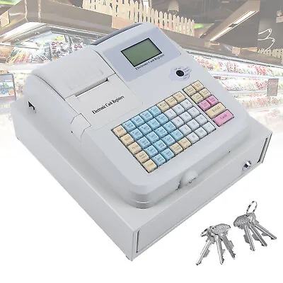 POS Cash Machine 48 Keys Electronic Cash Register Supermarket LED Display NEW US • $172.90