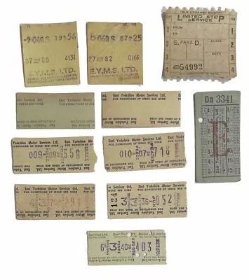 EAST YORKSHIRE MOTOR SERVICE Bus Ticket LOT X11 A346 • £4.99