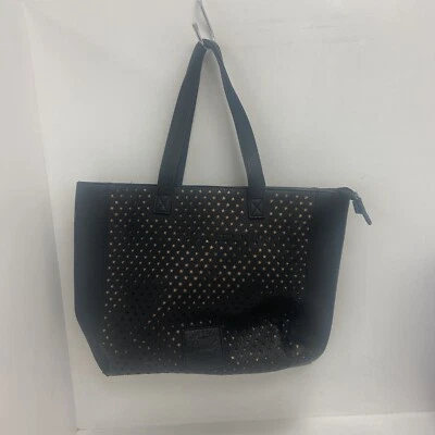 £6.99 • Buy Superdry Elaina Star Perf Tote Bag Women's Size Large Black Leather 511237 