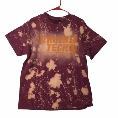 MV Sport Mens Red Virginia Tech Tie Die Shirt Large • $8.40