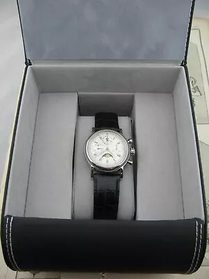 Alexander Phillip Chronograph Calendar Moon Phase Wristwatch In Box • $199.95