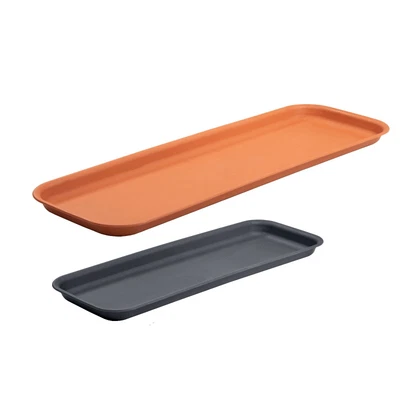 £11.30 • Buy Long Rectangular Plastic Plant Pot Saucer Trough Planter Water Drip Tray Base