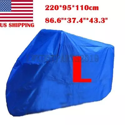 L Motorcycle Scooter Moped Cover Outdoor Storage  Dust UV Protector • $21.08