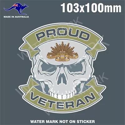 Proud Veteran Sticker Army Raaf Navy Military • $5.99