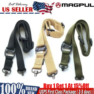 Magpul MS4 GEN2 Dual QD Two-Point Multi Mission Tactical Sling - Black (MAG518) • $9.89