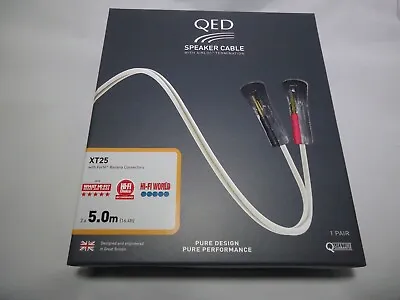 QED QE1464 XT25 PRE-TERMINATED Speaker Cable 5 Meters (16.4 Feet) 1 PAIR • $99