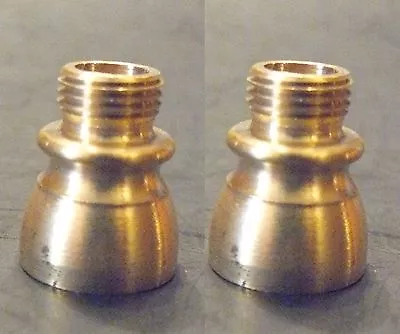 (2) Nozzle Reducers Solid Brass 1/4 IPS(1/2  Dia) X 1/8 IPS(3/8  Dia) Lamp (NB1) • $5.97
