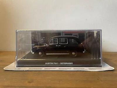 AUSTIN FX4 LONDON TAXI #114 James Bond Car Collection DieCast Model - OCTOPUSSY • £14.95