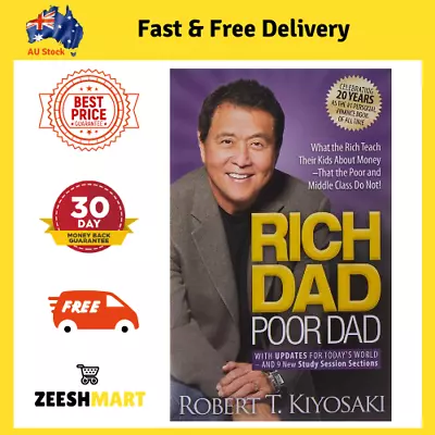 Rich Dad Poor Dad By Robert Kiyosaki | MM Paperback Book | NEW | FREE SHIPPING • $15.70