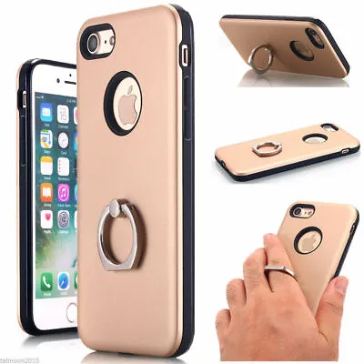 $5.95 • Buy Slim Finger Ring Mount Holder Stand Case Tough Cover - IPhone 6 6plus 7 8 Plus