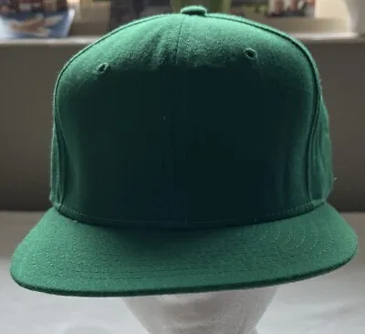 Vintage New Era Pro Model SnapBack Hat Made In USA Brand New Green • $12