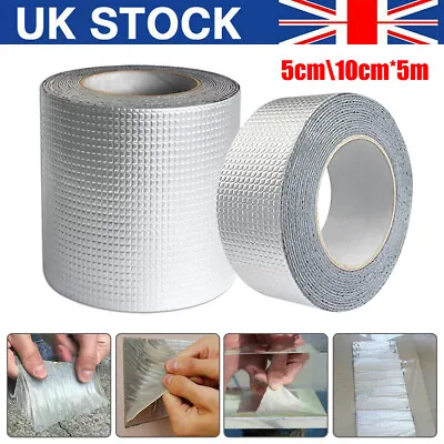 £9.99 • Buy Super Waterproof Tape Butyl Magic Leak Roof Pipe Repair Tape Adhesive Sealant UK