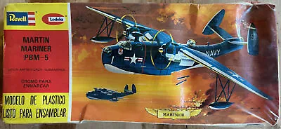 REVELL LODELA 1/118-scale WW2 US NAVY MARTIN PBM-5 MARINER ASW VP KIT H-175 1974 • $39.95