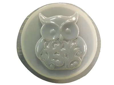 $34 • Buy Round Owl Garden Stepping Stone Plaster Or Concrete Mold 1335 Moldcreations