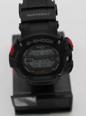 Casio G-Shock Men's Mudman Digital Black Resin Band Sport 48mm Watch G9000-1V • $84.99