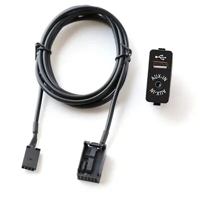 For BMW E39 E53 X5 12Pin Cable Adapter AUX USB For NAVIGATION AUX Interface R • $14.89