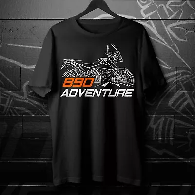 KTM 890 Adventure T-Shirt Motorcycle Tee Shirt For ADV Riders • $28.99