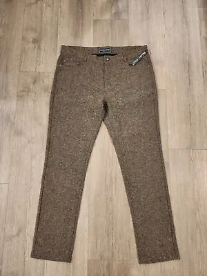 Paisley And Gray Slim Fit Pants Wool Mix Men Size 34 X 32 • $39.99