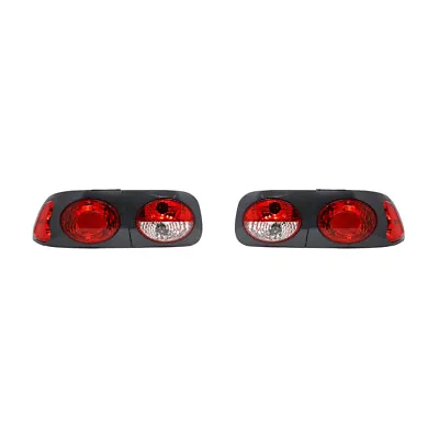 Fits For 92-95 Honda Civic Tail Lights Pair Carbon Fiber/Paintable Bezel • $54