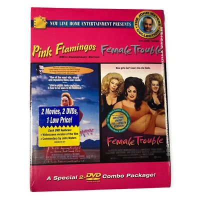 John Waters Collection Volume #3: Pink Flamingos/ Female Trouble [DVD]  New! • $55