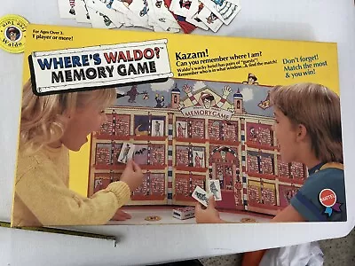 Vintage “Where’s Waldo?” Memory Game - Used- Good Condition-1991 Edition • $25