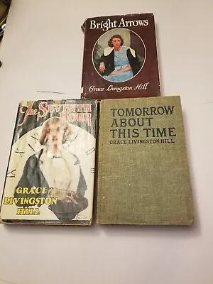 Lot Of 3 Vintage Books By Grace Livingston Hill HC/DJ On 2 • $15