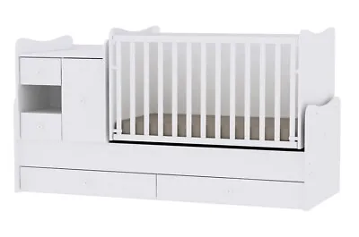 Luxury Convertible 3in1 Baby Bed/cot With A Swing Lorelli MiniMax • £589