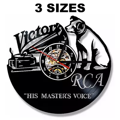 Rca Victor Dog Sticker Sign His Masters Voice Gramophone Funny Vintage Replica • $6.97