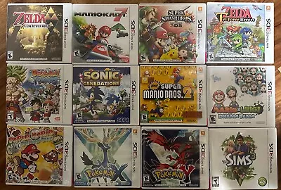 $25.55 • Buy Nintendo 3DS Games Pick Favorite Pokemon X & Y Mario, Zelda & More CIB Free Ship