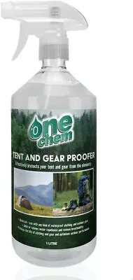 Tent And Gear Waterproof 1 Litre Spray Camping Hiking Waterproofer One Chem • £9.99