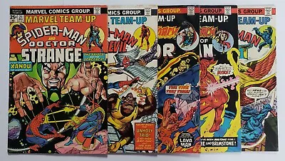 1974 Marvel Team-Up Lot 21 25 26 32 38 | Spider-Man | Doctor Strange | Daredevil • $14.29