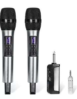 KITHOUSE Wireless Microphone Karaoke System Rechargeable Bluetooth MU-001-0034 • $42.99