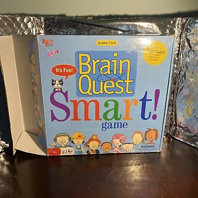 Brain Quest Smart! Game (2013 Tin Box) Educational 2-4 Players Grades 1-6  • $15.68