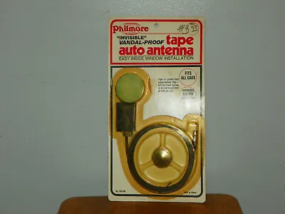 $10 • Buy Vtg NOS 70's 80's PHILMORE Invisible Vandal-Proof Tape Car/Auto Antenna Rat Rod