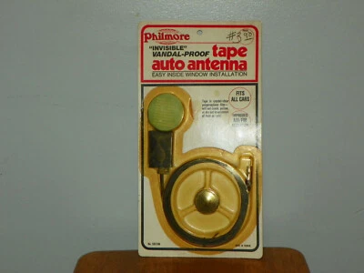 $10 • Buy Vtg NOS 70's 80's PHILMORE Invisible Vandal-Proof Tape Car/Auto Antenna Rat Rod